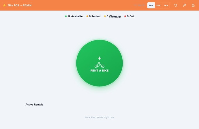 Elite POS Custom Admin Dashboard